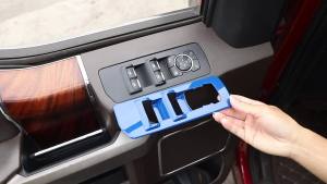 OnlyF U Car Blue Center Console Dashboard Decoration Cover for Ford F150 2015 2016 2017 2018 2019 2020 Interior Accessories 4P6B8