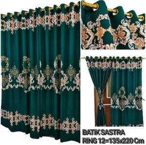 GORDEN SMOKRING 12 RING UKURAN 220 x 120 CM BISA UNTUK JENDELA DAN PINTU MURAH MEWAH