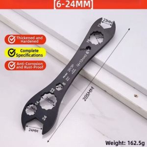 Cờ Lê Đa Năng 2P/3P (6+12mm) Vòng Miệng 6-24mm Ứng Dụng Cho Việc Sữa Chữa Dàn Nóng Máy Lạnh