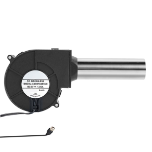 พัดลมยูเอสบีเครื่องเป่าหลอดสแตนเลสแบบขยาย5V ใช้ได้กับงานหัตถกรรมโลหะย่างบาร์บีคิวการทำอาหารกลางแจ้ง