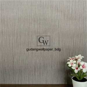 Wallpaper Dinding Vinyl Polos Bertesktur Serat Kayu Dark Grey Light Grey Cream Brown White
