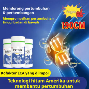Height Increase Booster-Halal Rare Camel Milk Probiotic Calcium Tablets Complex Nutrition
