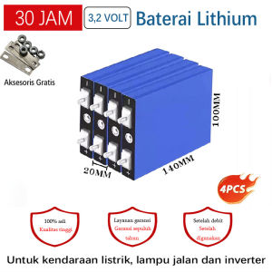【30Ah CATL/BYD Baru Lifepo4 Baterai】3.2V 30Ah Lifepo4 Baterai Cell Lithium Iron Phosphate Deep Cycles for Diy 12V 24V 36V 48V Solar Energy UPS Power (hot Sell)