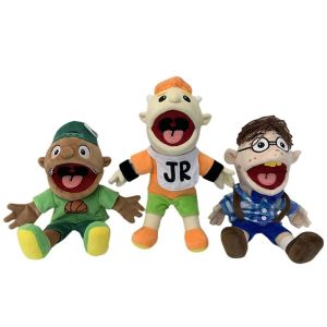 IPIE2 โคดี้จูเนียร์ หุ่นมือ jeffy ปากขยับได้ ผ้าพันคอโชว์สำหรับพูดคุย หุ่นนิ้วมือ jeffy Friends ของเล่นเด็กเล่น การ์ตูนลายการ์ตูน ของเล่นปาร์ตี้ปาร์ตี้