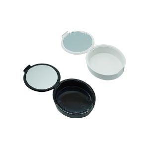 1Pcs Portable Dental Storage Box with Mirror Braces Denture Container Hygienic Travel Tooth Case Dentist Tool