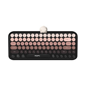 Bluetooth & USB Wireless Keyboard Wireless Vintage Compact Keyboard for Ipad Laptop Computer Phones