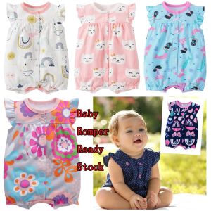 0-24M Newborn Jumpsuit Cotton Clothing  Short Sleeve Bodysuit Girls Baby Clothes