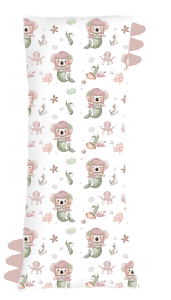 Kaeggie - Signature Organic Bamboo Hugging Pillow Size Extra Large (XL) (30cm x 86cm)  - Baby Kids Hugging Pillow - FoodGrade