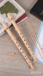 ABS resin student recorder  soprano recorder 6-hole/8-hole detachable three-section design