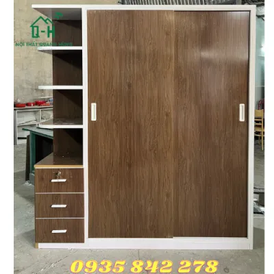 TỦ QUẦN ÁO NHỰA ĐÀI LOAN CỬA LÙA 1M8 X 2M GIAO HÀNG HỎA TỐC