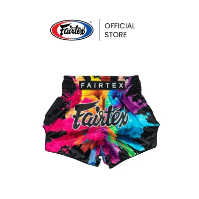 Fairtex กางเกงมวยไทย Funky Soul รุ่น BS1940 สี Black กางเกงมวยผ้าไมโครซาติน แถบยางยืด 8 แถวรอบเอว กระชับขึ้น กางเกงนักมวยสำหรับซ้อมหรือแข่งขัน