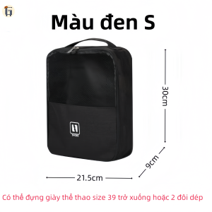 Túi đựng giày dép du lịch 3 ngăn chống nướcCó thể cố định trên valiKhông gian bên trong rộng rãi