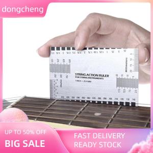 dongcheng Steel String Action Gauge Ruler Guide Setup Measuring Luthier for Guitar Bass