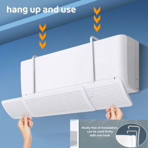 SG seller SHIP IN 24 HOURS  Air Conditioner Wind Deflector/Anti-wind blowing wind shield/Wind-Guide Anti-direct Retractable Air Conditioni Scalable Hanging-type Air Conditioning Windshield Anti-direct Blowing Air Deflector Household Air Con