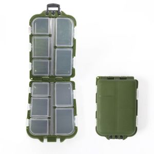COOLCELLS Lure Flying Fishing Spoon Organizer Bait Box Fishing Accessories Fishing Box Container Case Mini Storage Case Fishing Tackle Box