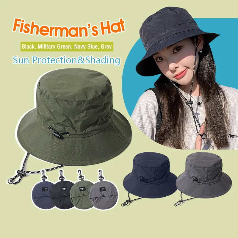 Packable Hat Camping Hat Outdoor Foldable Bucket Hat Topi Hiking
