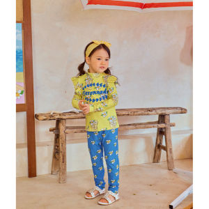 【พร้อมส่ง】「สินค้าลิขสิทธิ์แท้」IRIS KIDS bebe ss IKT2679 lemondade swimsuit ชุดว่ายน้ำ ลายเลม่อน สไตส์เกาหลี ใส่สบาย เสื้อผ้าเด็ก