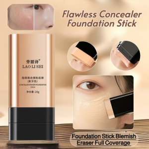 【Waterproof/Long-lasting】Strong Concealing Power Waterproof Sweatproof Long-lasting Makeup Hold Concealer Cream Brighten Skin Tone Lightweight Skin-friendly Non-caking Concealing Eraser 粉底遮瑕棒