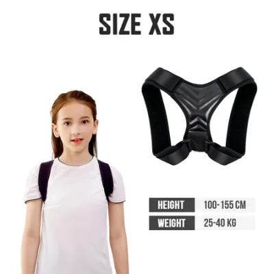 (SG STOCK) Back Posture Corrector Adjustable Neck Brace Training Equipment Home Office Man Woman Posture Shoulder Strap