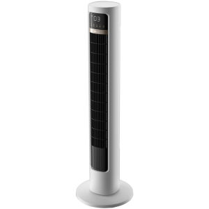 Bear Tower Fan Bladeless Stand Fan with Remote Control Electric Floor Fan Cooling Air Circulation for Room Office Home