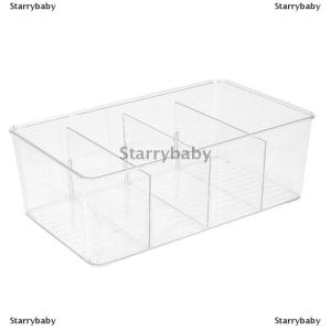 Star กล่องใส่ถุงชากล่องเก็บของอเนกประสงค์สำนักงานพร้อมฝาปิดกระเป๋าใส่กาแฟทำจากอะคริลิค