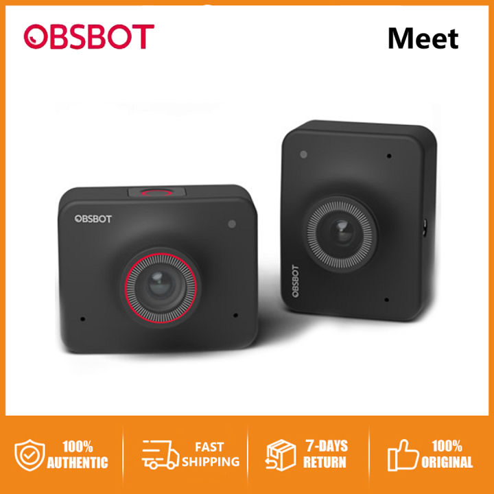 Original OBSBOT Meet AI-Powered 4K Webcam, Video Conference Camera with ...