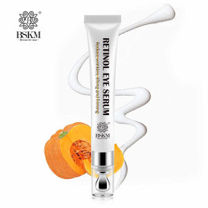 BSKM Retinol Eye Cream Original Whitening for Dark Circle and Eyebag Anti Aging with Massage Head Lighten Fine Lines