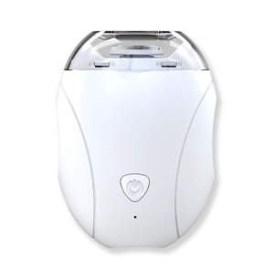 Baby Safe Electric Nails Trimmer USB Charging Night Lamp Function 3 Speed Setting for Infants and Kids White