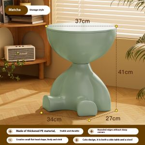 Creative bedside table home sofa side table movable shelf bedroom balcony mini table small apartment coffee table