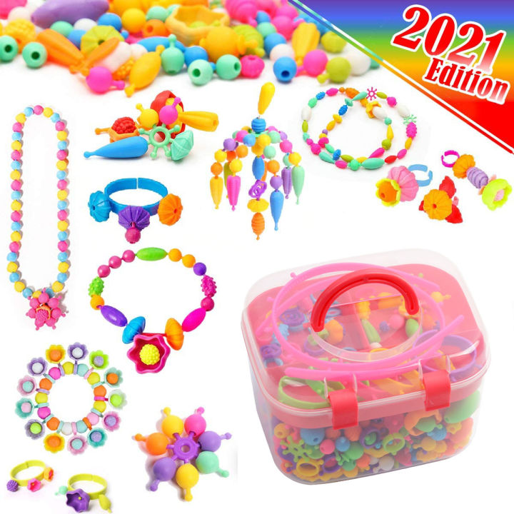  Pop Beads - 550+Pcs DIY Jewelry Making Kit for