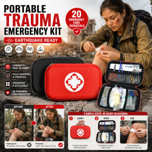 【Waterproof & Portable】Earthquake First Aid Kit Multi-Purpose First Aid Kit Medical Supplies Safety Essentials Earthquake Survival Gear