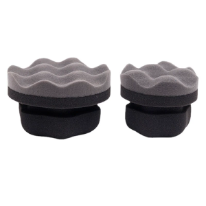 double Sided Car Tire Waxing Sponge Tire Polishing Sponge Tire Wax Applicator for Even Application & Long Lasting Shine