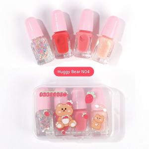 Peelable Water-Based Nail Art Set / Peelable Nail Art Set / Girl Cartoon Water-Based Nail Polish /Birthday Gift