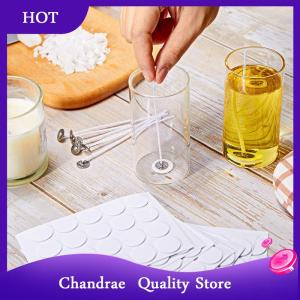 [Chandrae] 100pcs 20mm Candle Wick Stickers Candle Making Round Sticker for Wax Fixed