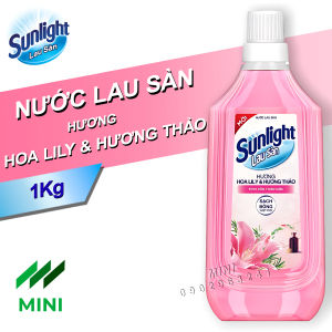 Nước lau sàn Sunlight tinh dầu thảo mộc chai 1Kg / 997ml