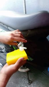 Helmet freshener 60ml from Armor Max Matte & Glossy with free 2pcs foam1pc microfiber cloth and 1pc 100ml