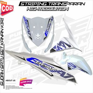 STRIPING VARIASI TRANSPARAN BEAT FI 2013 INJECTION STICKER CUSTOM