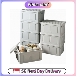 【Pure Care】 Collapsible Storage Box /Stackable Storage Chest Drawers / Multiuse Box