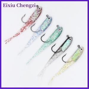Eixiu Mồi câu cá mềm màu 75mm 6.5g mồi giả cá mồi giả cá chì cá mềm