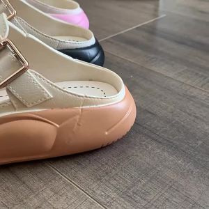 WomenS Open-Toe Slippers For Outdoor Wear New Autumn Model Ultra-Light Slip-On Shoes Flat-Soled Super-Soft Non-Slip Open-Toe Shoes