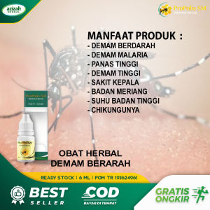 Obat Demam Berdarah DBD Anak Demam Tinggi Step Sakit Kepala Berat Dengeu Suhu Badan Tinggi dengan Propolis SM