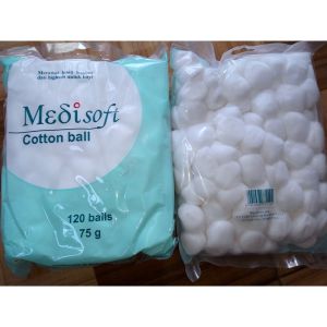 Kapas Bulat 120 Balls Medisoft Cotton Ball 75g