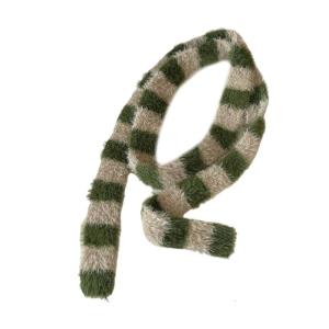 Spicy Girls Scarf Striped Pattern Elegant and Practical Womens Neck Accessory for Casual Outings or Outdoor Daily