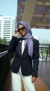 ARRAFI Hijab Segi Empat AR 675 Voal Cotton Premium Motif Lasercut