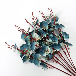 Tanaman Hias Bunga Sakura Tangkai Plastik Artificial Ornamen Dekorasi Pajangan Buatan COD PBP155