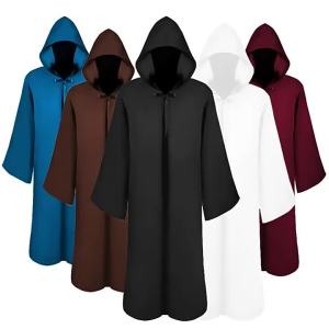 Star Wars cos Wear a Jedi cloak cosplay Festive hooded cape outerwear