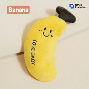3 kinds Cute Portable Cute Veggie Fruit Baby Soothing Hand Toy Relieve Newborn Crying 0-6M