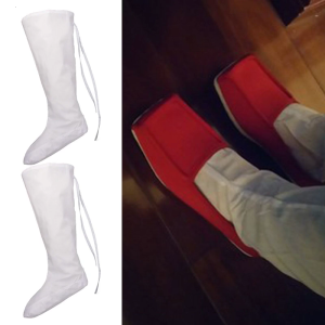 Cotton Buddhist Monks Socks Shaolin Kung fu Socks Ancient Costume Accessories Hanfus Socks Cosplay Socks for Halloween