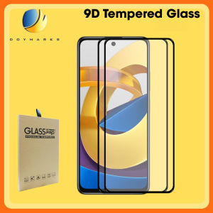 Xiaomi Poco C85 C75 C71 C65 C61 C40 9D Full Tempered Glass Clear Full Cover Adhesive 9H Edge to Edge Anti-Scratch Protective Shatterproof HD Anti-Fingerprint Oleophobic Coating Screen Protector
