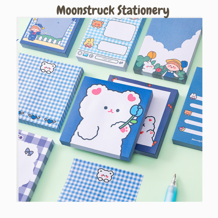 12 Pack Easter Day Sticky Note,Cute Cartoon Egg Rabbit Bunny Chicken